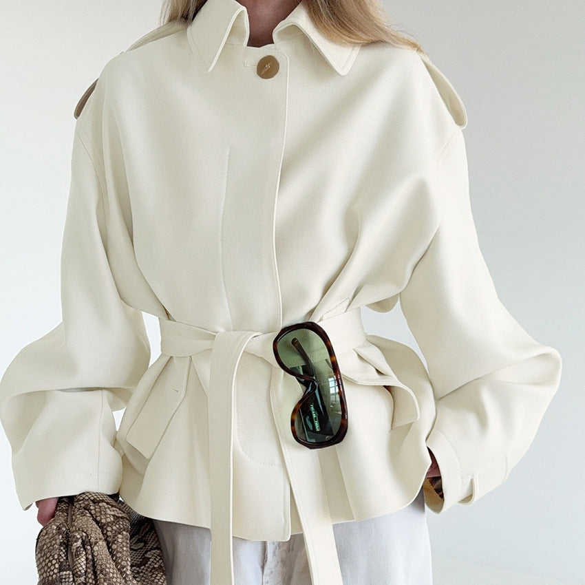 Manteau Trench au Style Élégant et Décontracté