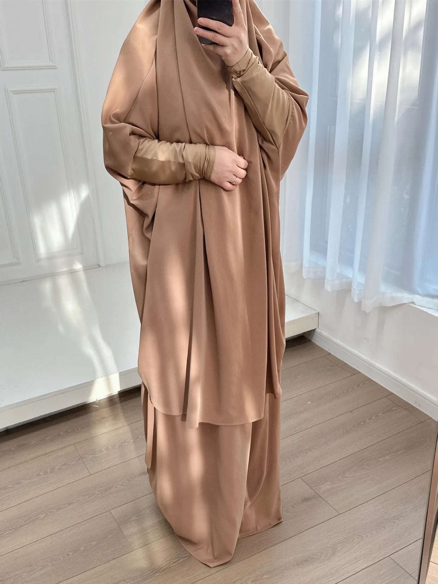 Ensemble Abaya 2 Pièces - Haut et Jupe fluide