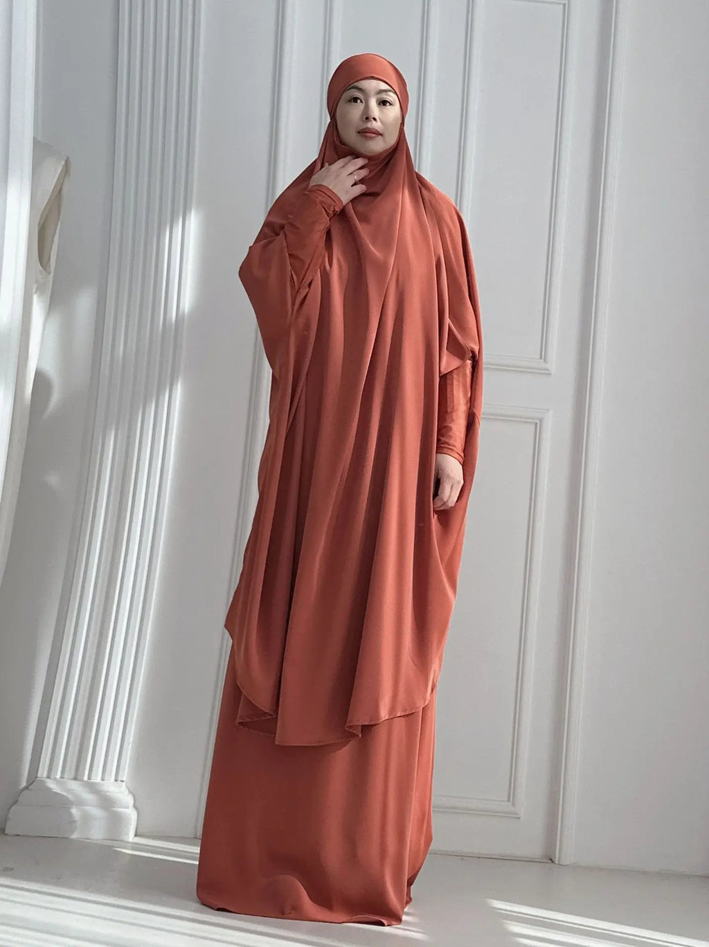 Ensemble Abaya 2 Pièces - Haut et Jupe fluide