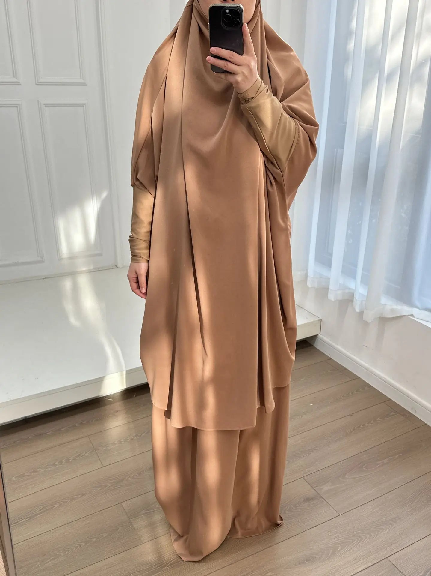Ensemble Abaya 2 Pièces - Haut et Jupe fluide