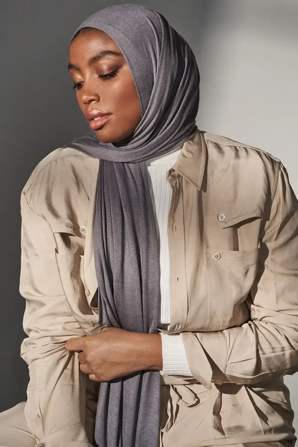Hijab Jersey Premium – Foulard Long Uni