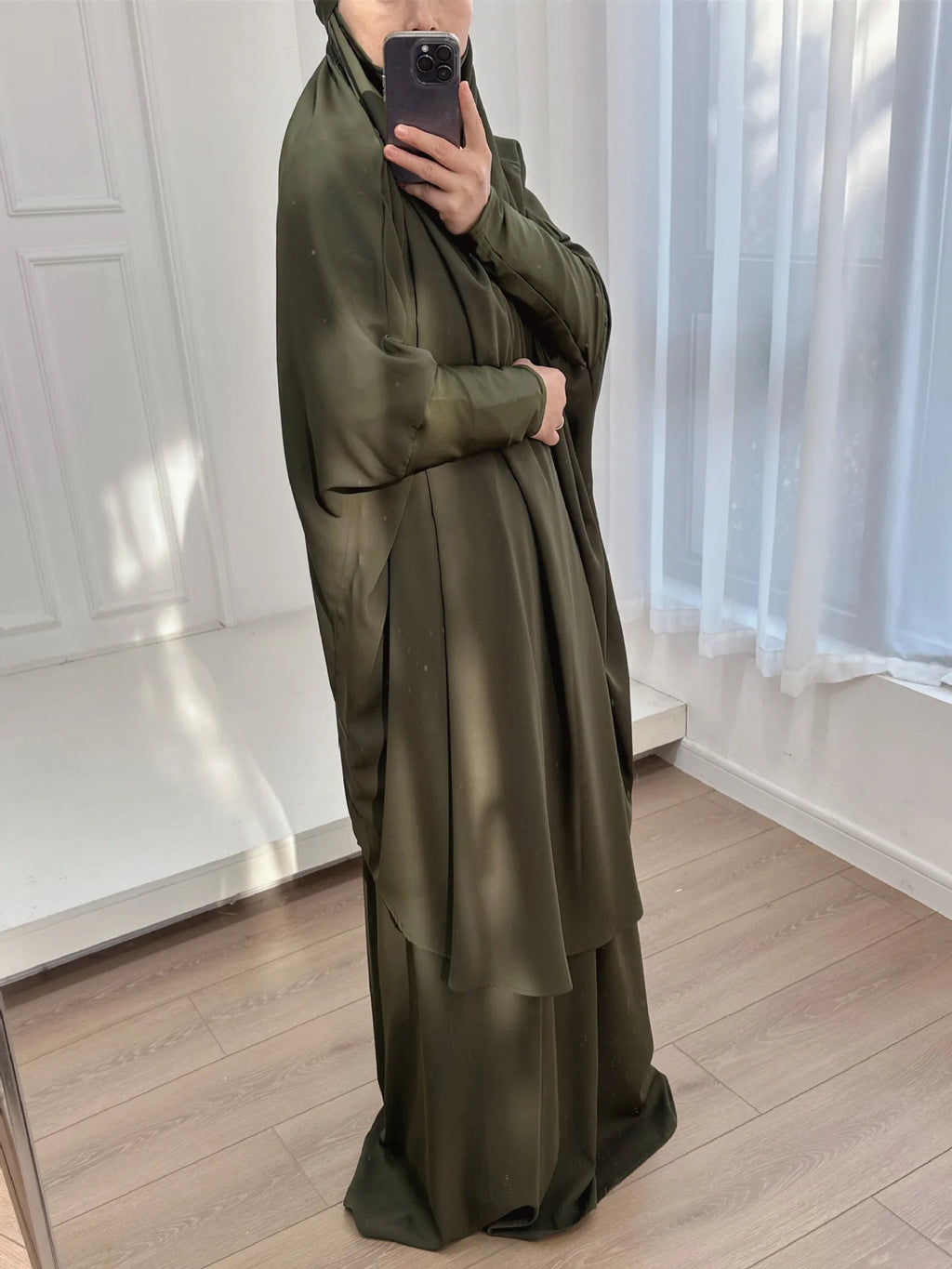 Ensemble Abaya 2 Pièces - Haut et Jupe fluide