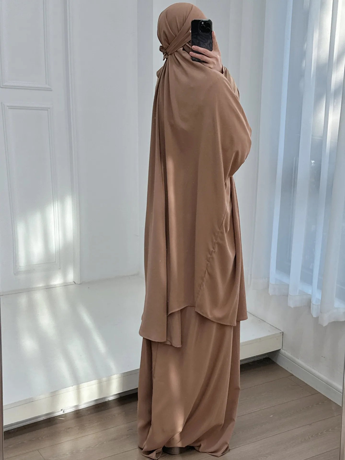 Ensemble Abaya 2 Pièces - Haut et Jupe fluide