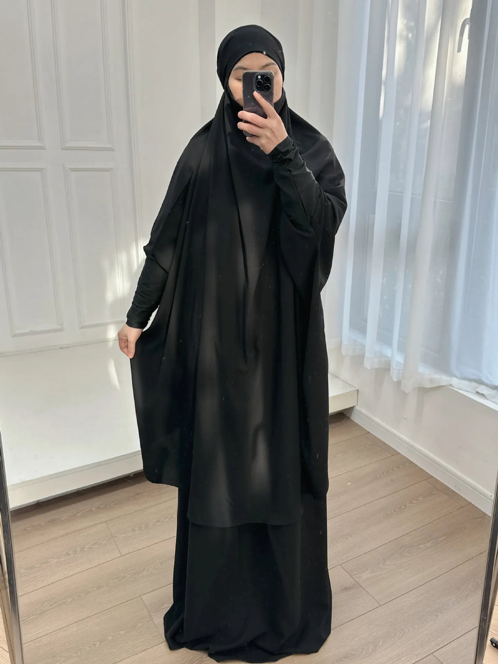 Ensemble Abaya 2 Pièces - Haut et Jupe fluide