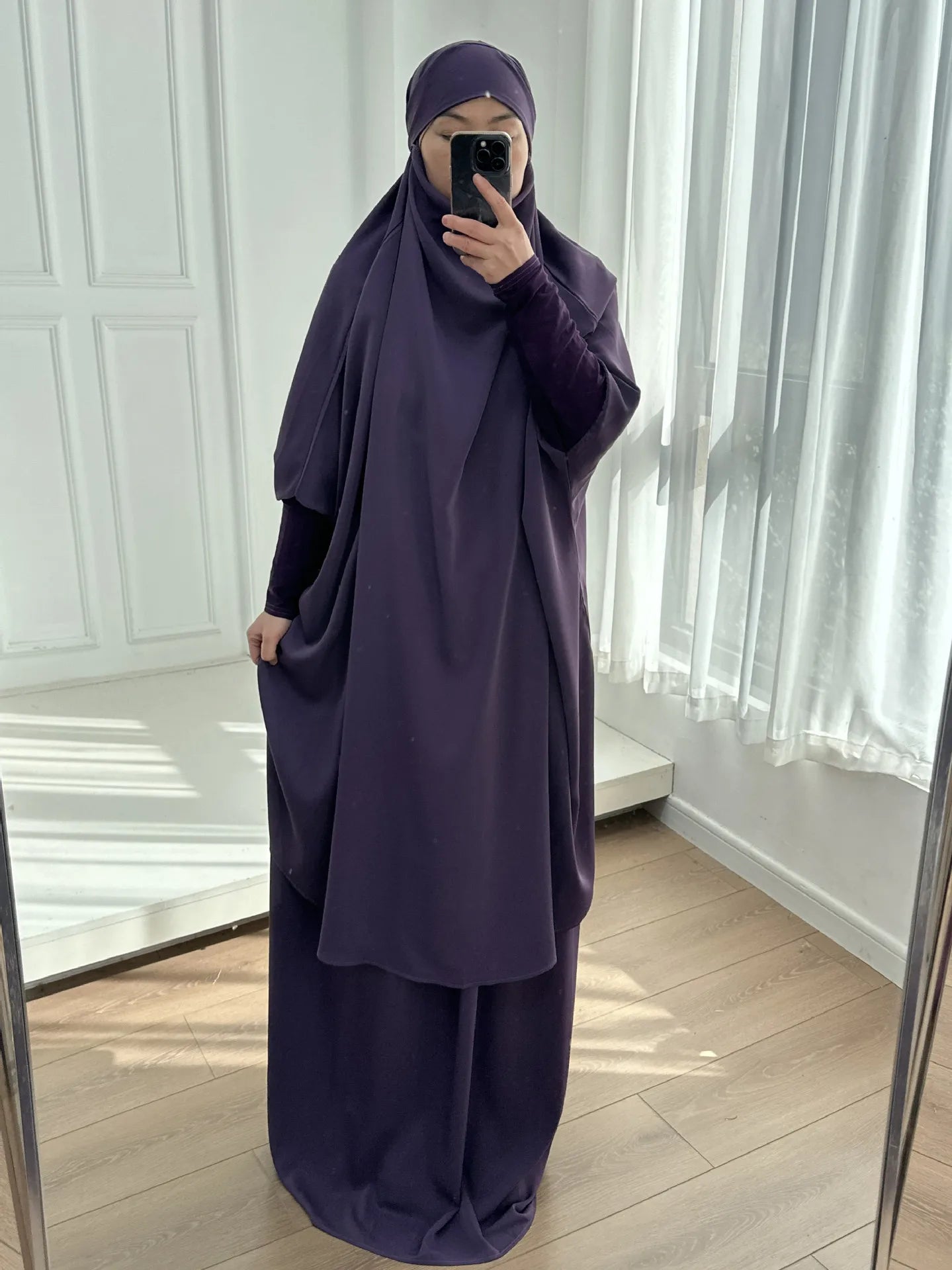 Ensemble Abaya 2 Pièces - Haut et Jupe fluide