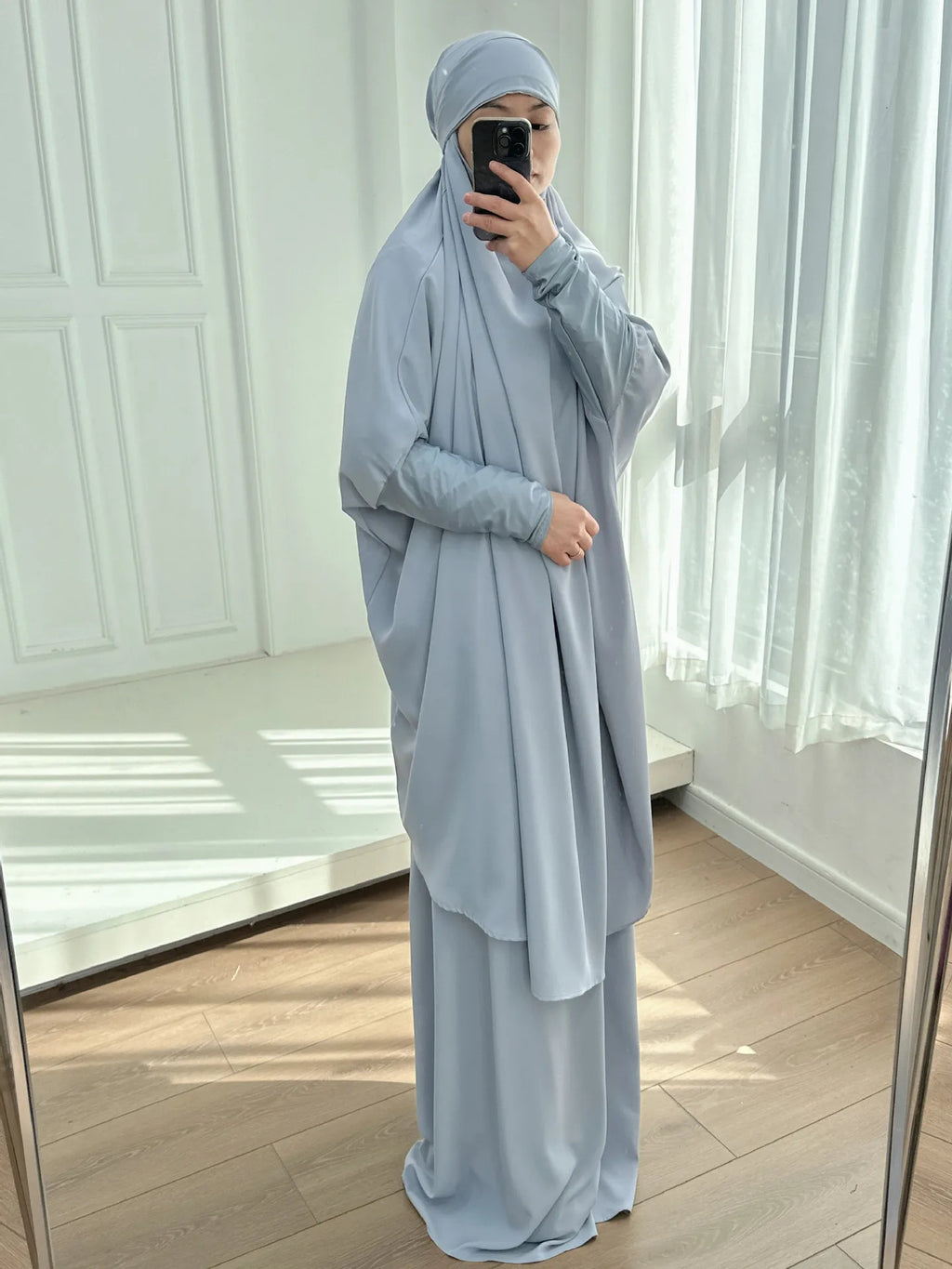 Ensemble Abaya 2 Pièces - Haut et Jupe fluide